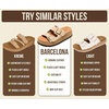image:imageProject Cloud Genuine Leather Wedge Platform Womens Sandals Barcelona  Plush Soft Insole Lightweight Wedge Sandals for Women  NonSlip Outsole Summer Beach Essentials  Casual Women FootwearBlack