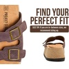 image:imageProject Cloud Genuine Leather Wedge Platform Womens Sandals Barcelona  Plush Soft Insole Lightweight Wedge Sandals for Women  NonSlip Outsole Summer Beach Essentials  Casual Women FootwearCoffee