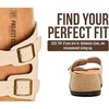 image:imageProject Cloud Genuine Leather Wedge Platform Womens Sandals Barcelona  Plush Soft Insole Lightweight Wedge Sandals for Women  NonSlip Outsole Summer Beach Essentials  Casual Women FootwearBeige