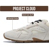 image:imageProject Cloud Genuine Leather Womens Barefoot Lace Up Shoes  Memory Foam Insole Lightweight Fashion Sneakers for All Day Casual Comfort with Flexible Support and Cushioned Everyday WearWhite Suede