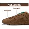 image:imageProject Cloud Genuine Leather Womens Barefoot Lace Up Shoes  Memory Foam Insole Lightweight Fashion Sneakers for All Day Casual Comfort with Flexible Support and Cushioned Everyday WearTan Suede