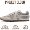 image:imageProject Cloud Genuine Leather Womens Barefoot Lace Up Shoes  Memory Foam Insole Lightweight Fashion Sneakers for All Day Casual Comfort with Flexible Support and Cushioned Everyday WearGrey