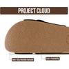 image:imageProject Cloud Genuine Suede Adjustable Buckle Slides for Women Footwear  Plush and Soft Insole for allday comfort Lightweight and NonSlip Outsole Womens Sandals Durable SlipOns Sandals WomenBlack Suede