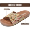 image:imageProject Cloud Genuine Suede Adjustable Buckle Slides for Women Footwear  Plush and Soft Insole for allday comfort Lightweight and NonSlip Outsole Womens Sandals Durable SlipOns Sandals WomenGold Raffia