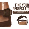 image:imageProject Cloud Genuine Suede Adjustable Buckle Slides for Women Footwear  Plush and Soft Insole for allday comfort Lightweight and NonSlip Outsole Womens Sandals Durable SlipOns Sandals WomenWhiskey Suede
