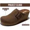image:imageProject Cloud Genuine Suede Platform Clogs for Women  Womens Mules Fiona  Non Slip Platform Womens Clogs Soft Insole Heeled Clogs amp Mules for Women  Wedge Sandals Women Footwear Heeled Womens Shoes