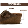 image:imageProject Cloud Genuine Suede Platform Clogs for Women  Womens Mules Fiona  Non Slip Platform Womens Clogs Soft Insole Heeled Clogs amp Mules for Women  Wedge Sandals Women Footwear Heeled Womens Shoes