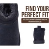 image:imageProject Cloud Girls 100 Genuine Leather Non Slip Fur Lined Ankle Boots  Water Resistant Lightweight Memory Foam Insole Cozy Fall Shoes for Boys amp Girls Kids Footwear Outdoor Everyday Kids BootsNavy Suede
