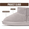 image:imageProject Cloud Girls 100 Genuine Leather Non Slip Fur Lined Ankle Boots  Water Resistant Lightweight Memory Foam Insole Cozy Fall Shoes for Boys amp Girls Kids Footwear Outdoor Everyday Kids BootsLightgrey Suede