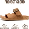 image:imageProject Cloud Girls Sandals amp NonSlip Kids Slides with Adjustable Buckle  Plush Soft Insole Lightweight Sandals for Girls  Comfortable Summer Shoes Casual Footwear Beach Slides for Kids SandalsSienna