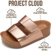 image:imageProject Cloud Girls Sandals with Adjustable Buckle Wedge Sandals 2026  Flexible Upper and Plush Soft Insole  Wedge NonSlip Outsole  Comfortable Kids Sandals for Girls for Daily WearRose Gold