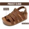 image:imageProject Cloud Girls Sandals with Adjustable Buckle Wedge Sandals 2026  Flexible Upper and Plush Soft Insole  Wedge NonSlip Outsole  Comfortable Kids Sandals for Girls for Daily WearSienna  Pufferk