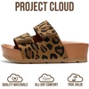 image:imageProject Cloud Girls Sandals with Adjustable Buckle Wedge Sandals 2026  Flexible Upper and Plush Soft Insole  Wedge NonSlip Outsole  Comfortable Kids Sandals for Girls for Daily WearLeopard