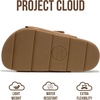 image:imageProject Cloud Girls Sandals with Adjustable Buckle Wedge Sandals 2026  Flexible Upper and Plush Soft Insole  Wedge NonSlip Outsole  Comfortable Kids Sandals for Girls for Daily WearDesert Sand