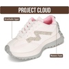 image:imageProject Cloud Girls Sneakers amp Kids Shoes with Memory Foam Little Lecco  Breathable Upper Lightweight Design Non Slip Outsole Youth Footwear Comfortable School Play Everyday Casual Travel All DayWhite Combo