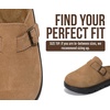 image:imageProject Cloud Kids 100 Genuine Leather Clogs amp Mules Little BentonChunky  Cork Footbed Arch Support Non Slip Sandals for Girls Comfortable Footwear Travel Everyday Casual Indoor Outdoor Easy WearTan Suede