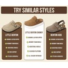 image:imageProject Cloud Kids 100 Genuine Leather Clogs amp Mules Little BentonChunky  Cork Footbed Arch Support Non Slip Sandals for Girls Comfortable Footwear Travel Everyday Casual Indoor Outdoor Easy WearTan Suede