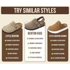 image:imageProject Cloud Kids 100 Genuine Leather Non Slip Clogs with Cork Footbed  Memory Foam Insole Arch Support Sandals for Boys amp Girls Slippers Comfortable Casual Everyday Indoor Outdoor Home FootwearTaupe With Back Strap