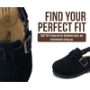 image:imageProject Cloud Kids 100 Genuine Leather Non Slip Clogs with Cork Footbed  Memory Foam Insole Arch Support Sandals for Boys amp Girls Slippers Comfortable Casual Everyday Indoor Outdoor Home FootwearBlack Suede With Back Strap