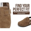 image:imageProject Cloud Kids 100 Genuine Leather Non Slip Clogs with Cork Footbed  Memory Foam Insole Arch Support Sandals for Boys amp Girls Slippers Comfortable Casual Everyday Indoor Outdoor Home FootwearBrown Fur Lined