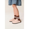 image:imageProject Cloud Kids 100 Genuine Leather Non Slip Clogs with Cork Footbed  Memory Foam Insole Arch Support Sandals for Boys amp Girls Slippers Comfortable Casual Everyday Indoor Outdoor Home FootwearLight Pink Suede