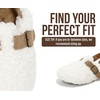 image:imageProject Cloud Kids 100 Genuine Leather Non Slip Clogs with Cork Footbed  Memory Foam Insole Arch Support Sandals for Boys amp Girls Slippers Comfortable Casual Everyday Indoor Outdoor Home FootwearWhite Fur Lined