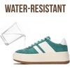 image:imageProject Cloud Kids Fashion Platform Sneakers amp LaceUp Shoes Little Nita  Lightweight Memory Foam Insole Trendy Durable Non Slip Outsole Kids Shoes Comfortable Girls Sneakers School Everyday FootwearForest Green