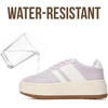 image:imageProject Cloud Kids Fashion Platform Sneakers amp LaceUp Shoes Little Nita  Lightweight Memory Foam Insole Trendy Durable Non Slip Outsole Kids Shoes Comfortable Girls Sneakers School Everyday FootwearSweet Purple