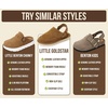 image:imageProject Cloud Kids Genuine Leather Clogs with Back Strap Little Goldstar  Memory Foam Insole Lightweight Easy On Sandals for Boys amp Girls Adjustable Fit Non Slip Outsole Comfortable Casual EverydayChestnut Suede