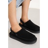 image:imageProject Cloud Kids Genuine Leather Clogs with Back Strap Little Goldstar  Memory Foam Insole Lightweight Easy On Sandals for Boys amp Girls Adjustable Fit Non Slip Outsole Comfortable Casual EverydayBlack Suede