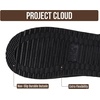 image:imageProject Cloud Kids Genuine Leather Clogs with Back Strap Little Goldstar  Memory Foam Insole Lightweight Easy On Sandals for Boys amp Girls Adjustable Fit Non Slip Outsole Comfortable Casual EverydayBlack Suede