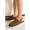 image:imageProject Cloud Kids Genuine Leather Clogs with Back Strap Little Goldstar  Memory Foam Insole Lightweight Easy On Sandals for Boys amp Girls Adjustable Fit Non Slip Outsole Comfortable Casual EverydayMocha Suede