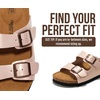 image:imageProject Cloud Kids Sandals 100 Genuine Leather Slides for Boys amp Girls  Natural Cork Footbed Non Slip Lightweight Water Resistant Sandals  Beach Footwear Sandals for Kids  Comfortable Kids SlidesPink