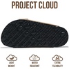 image:imageProject Cloud Kids Sandals 100 Genuine Leather Slides for Boys amp Girls  Natural Cork Footbed Non Slip Lightweight Water Resistant Sandals  Beach Footwear Sandals for Kids  Comfortable Kids SlidesLittle Venita Studded  Taupe Suede