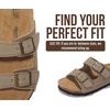 image:imageProject Cloud Kids Sandals 100 Genuine Leather Slides for Boys amp Girls  Natural Cork Footbed Non Slip Lightweight Water Resistant Sandals  Beach Footwear Sandals for Kids  Comfortable Kids SlidesLittle Venita  Taupe Suede