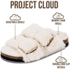 image:imageProject Cloud Kids Sandals 100 Genuine Leather Slides for Boys amp Girls  Natural Cork Footbed Non Slip Lightweight Water Resistant Sandals  Beach Footwear Sandals for Kids  Comfortable Kids SlidesOff White Fur