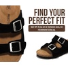 image:imageProject Cloud Kids Sandals 100 Genuine Leather Slides for Boys amp Girls  Natural Cork Footbed Non Slip Lightweight Water Resistant Sandals  Beach Footwear Sandals for Kids  Comfortable Kids SlidesBlack Suede
