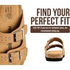 image:imageProject Cloud Kids Sandals 100 Genuine Leather Slides for Boys amp Girls  Natural Cork Footbed Non Slip Lightweight Water Resistant Sandals  Beach Footwear Sandals for Kids  Comfortable Kids SlidesLittle Venita Studded  Chestnut Suede