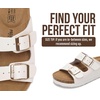 image:imageProject Cloud Kids Sandals 100 Genuine Leather Slides for Boys amp Girls  Natural Cork Footbed Non Slip Lightweight Water Resistant Sandals  Beach Footwear Sandals for Kids  Comfortable Kids SlidesPearl White Leather