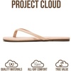 image:imageProject Cloud Kids Sandals For Girls Footwear with Memory Foam Insole Kids Flip Flops  Lightweight amp Slip Resistant Girls Sandals Summer Beach Essentials LittleFoundationsBONEPU2