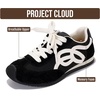 image:imageProject Cloud Kids Shoes for Girls amp SlipOn Fashion Sneakers Little Lowy  Non Slip Memory Foam Insole Trendy Girls Sneakers Comfortable School Activities Playtime Everyday Casual Footwear Sporty LookBlack