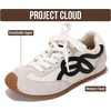 image:imageProject Cloud Kids Shoes for Girls amp SlipOn Fashion Sneakers Little Lowy  Non Slip Memory Foam Insole Trendy Girls Sneakers Comfortable School Activities Playtime Everyday Casual Footwear Sporty LookWhite