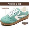 image:imageProject Cloud Kids Sneakers for Girls amp Boys Athletic Shoes Little Irita  Lightweight Memory Foam Insole Non Slip Lace Up Girls Shoes Fashion Sneakers Comfortable Sneakers for Kids Casual FootwearGreen Multi