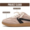 image:imageProject Cloud Kids Sneakers for Girls amp Boys Athletic Shoes Little Irita  Lightweight Memory Foam Insole Non Slip Lace Up Girls Shoes Fashion Sneakers Comfortable Sneakers for Kids Casual FootwearLight Taupe