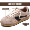 image:imageProject Cloud Kids Sneakers for Girls amp Boys Athletic Shoes Little Irita  Lightweight Memory Foam Insole Non Slip Lace Up Girls Shoes Fashion Sneakers Comfortable Sneakers for Kids Casual FootwearLight Taupe
