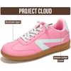image:imageProject Cloud Kids Sneakers for Girls amp Boys Athletic Shoes Little Irita  Lightweight Memory Foam Insole Non Slip Lace Up Girls Shoes Fashion Sneakers Comfortable Sneakers for Kids Casual FootwearPink