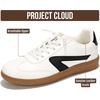 image:imageProject Cloud Kids Sneakers for Girls amp Boys Athletic Shoes Little Irita  Lightweight Memory Foam Insole Non Slip Lace Up Girls Shoes Fashion Sneakers Comfortable Sneakers for Kids Casual FootwearWhite