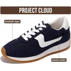 image:imageProject Cloud Laceup Fashion Sneakers for Women Footwear 2026 Madison  Memory Foam Insole for Comfortability NonSlip Casual Ladies Shoes for Women Sneakers Lightweight Laceup Womens ShoesNavy