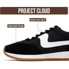 image:imageProject Cloud Laceup Fashion Sneakers for Women Footwear 2026 Madison  Memory Foam Insole for Comfortability NonSlip Casual Ladies Shoes for Women Sneakers Lightweight Laceup Womens ShoesBlack