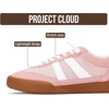image:imageProject Cloud Leather Kids Sneakers Shoes for Girls amp Boys Little Verdy  Memory Foam Insole Lightweight Non Slip Outsole Easy On Design Comfortable Youth Footwear Casual Everyday Travel All Day WearPink